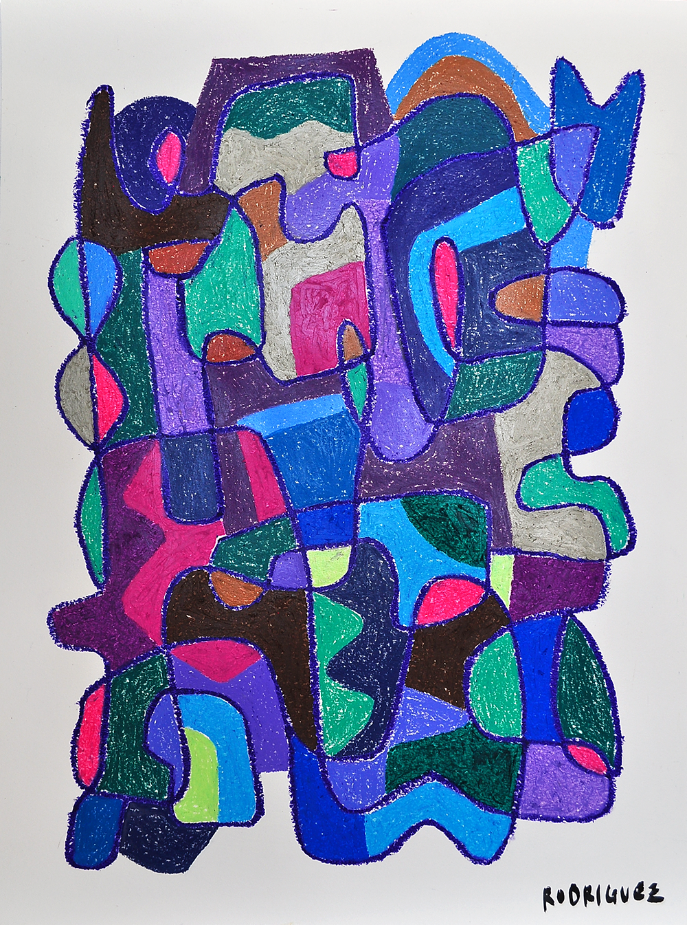 Oil Pastel 5 - 18x24 ON PAPER