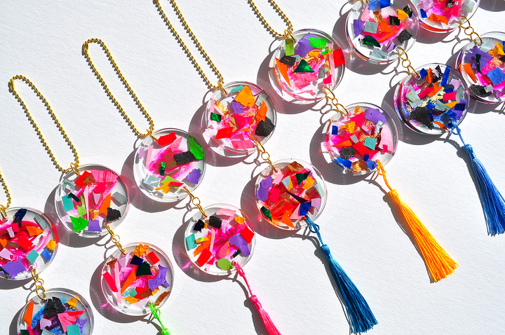 Light Catcher - Marigold Yellow Tassel