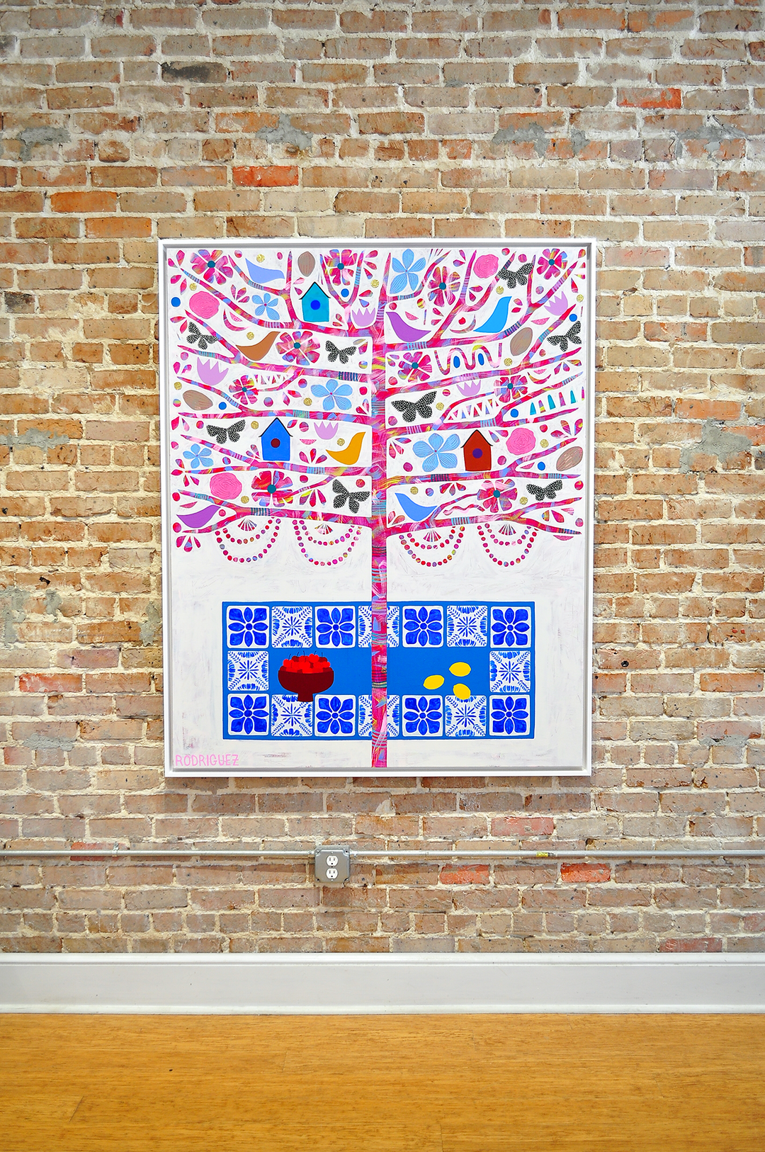 The Nectar Of Life - Framed 62x50 on Canvas