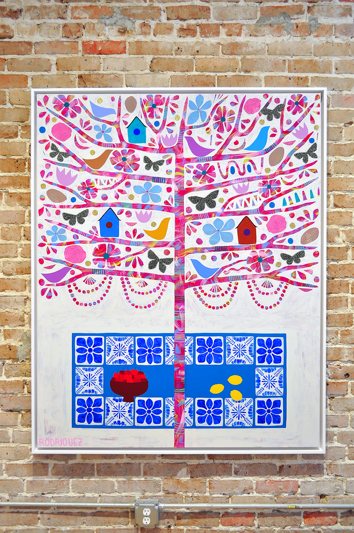 The Nectar Of Life - Framed 62x50 on Canvas