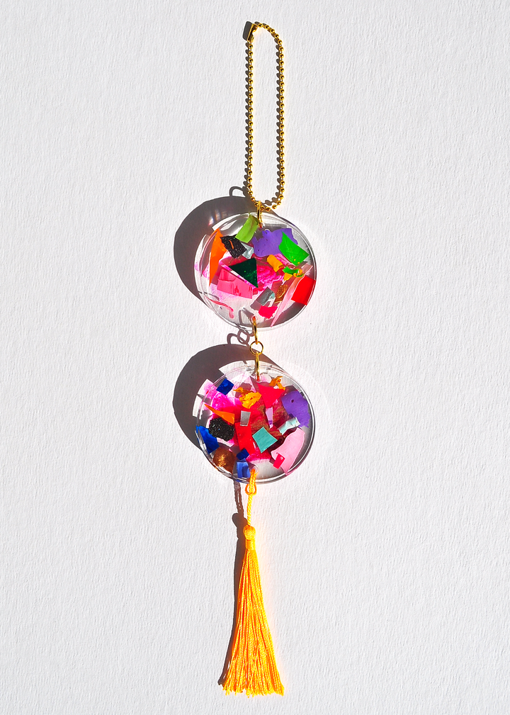 Light Catcher - Marigold Yellow Tassel