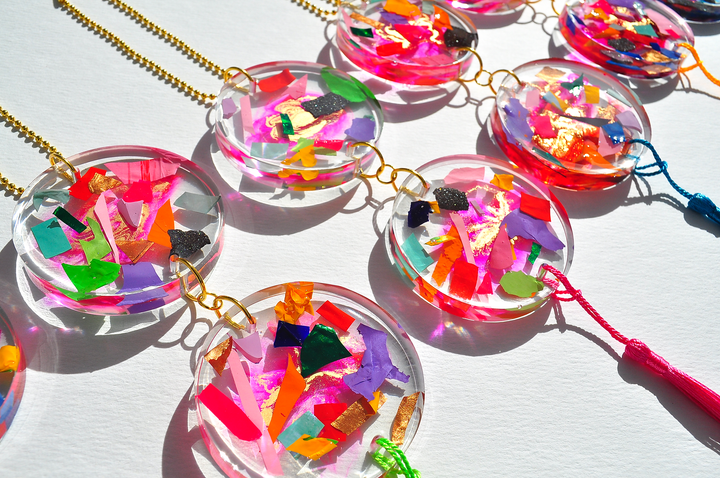 Light Catcher - Marigold Yellow Tassel