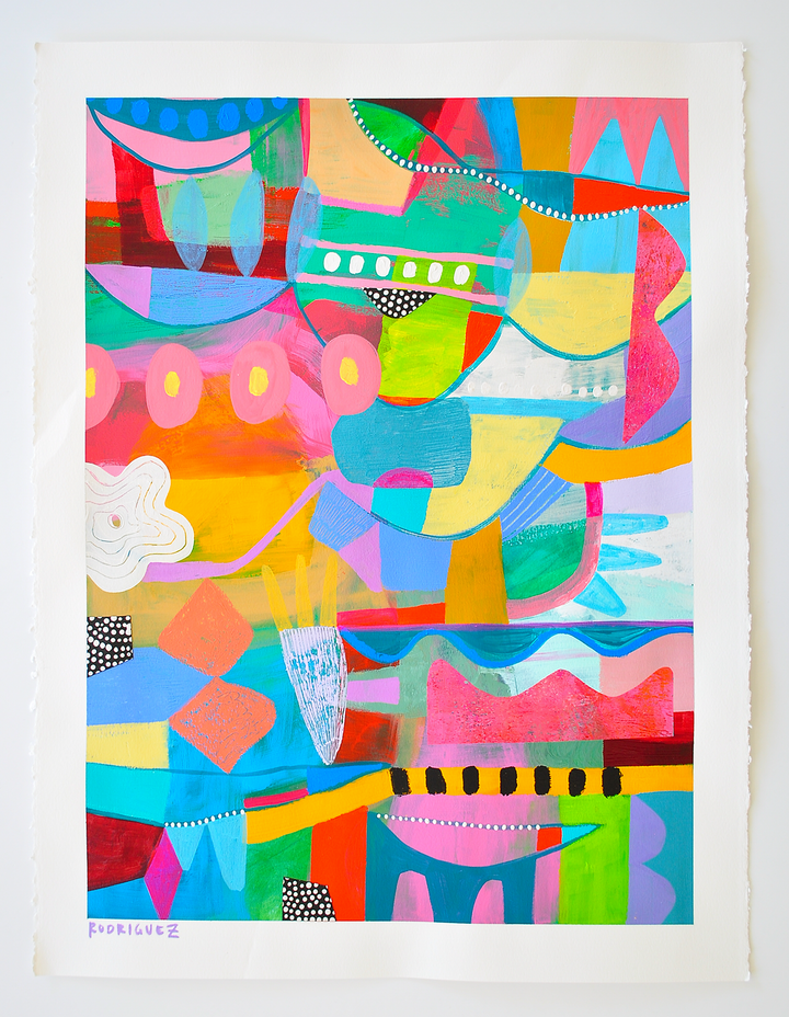 Boat Day - 23x30 ON PAPER