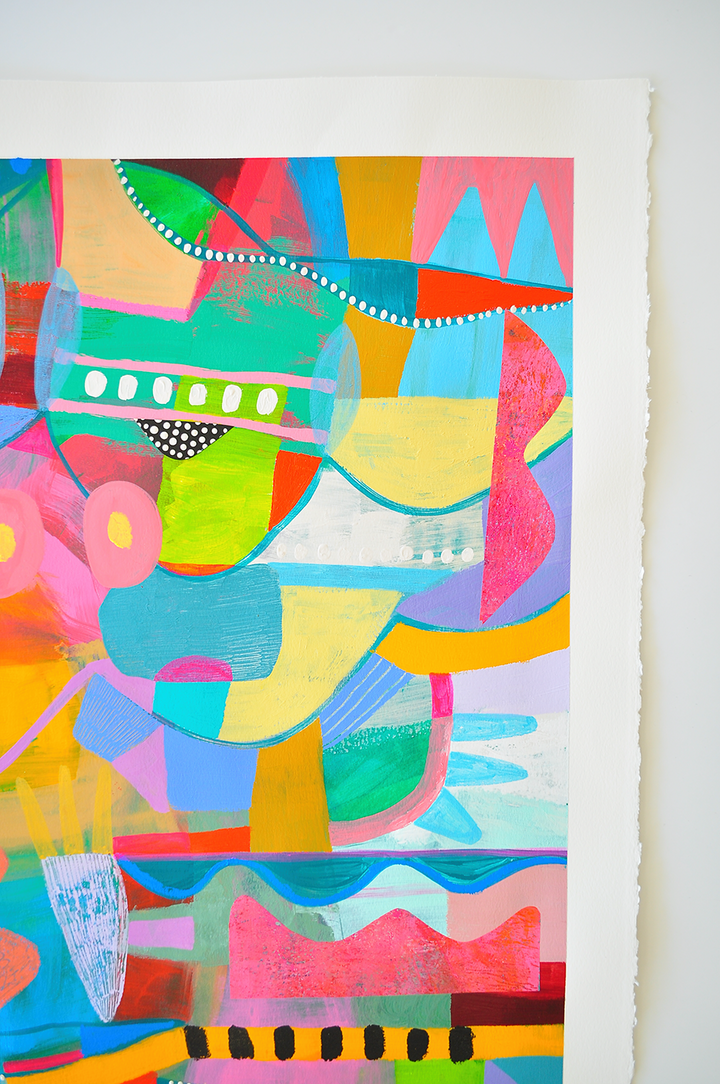 Boat Day - 23x30 ON PAPER