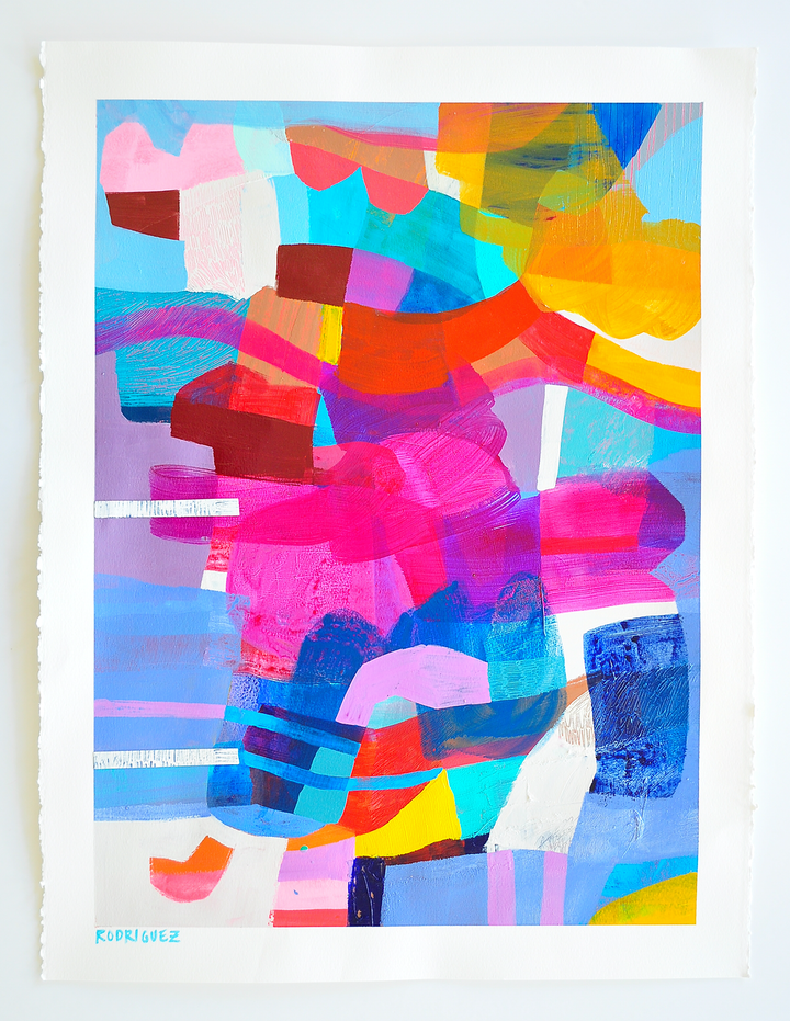 Sunset On The Dunes- 23x30 ON PAPER