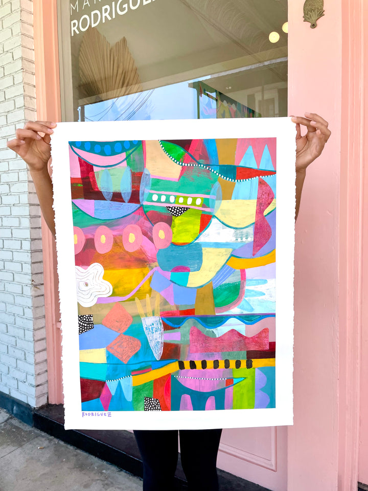 Boat Day - 23x30 ON PAPER