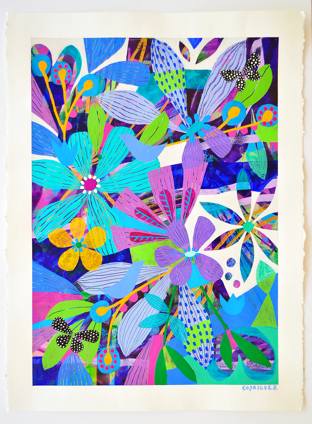 Summer Floral Study 2 - 22x30 ON PAPER