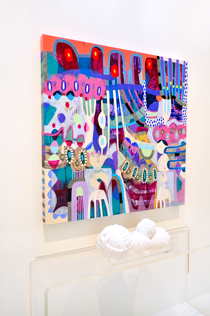 Stream Of Consciousness - 48x48 on Canvas