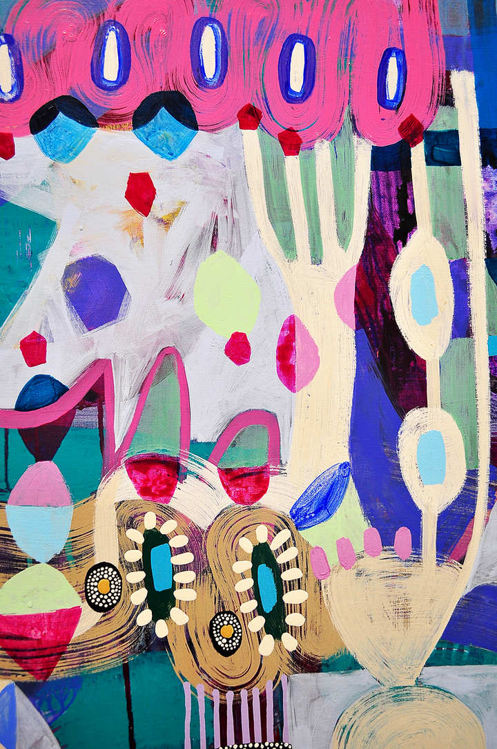 Stream Of Consciousness - 48x48 on Canvas