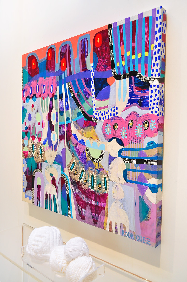 Stream Of Consciousness - 48x48 on Canvas