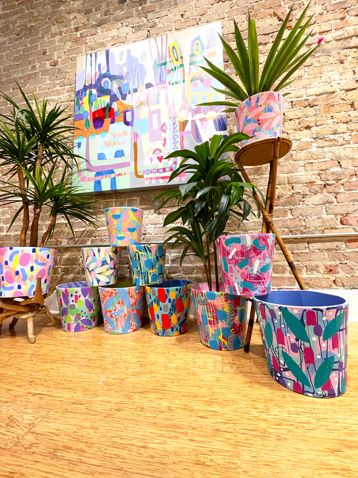 ELVIS - ABSTRACT PLANTER - LARGE