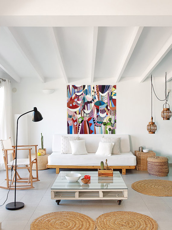 ALMS BOWLS OF ABUNDANCE - 48x48 ON CANVAS