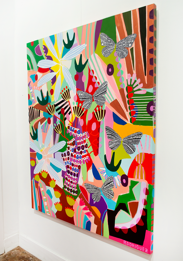 BEAUTIFUL, BROKEN AND ALWAYS TEMPORARY- 60x48 ON CANVAS