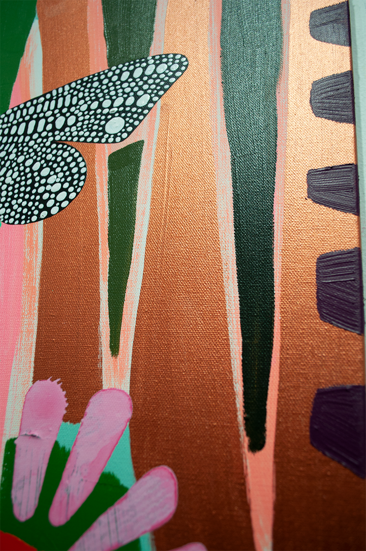 BEAUTIFUL, BROKEN AND ALWAYS TEMPORARY- 60x48 ON CANVAS