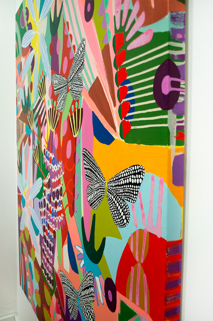 BEAUTIFUL, BROKEN AND ALWAYS TEMPORARY- 60x48 ON CANVAS