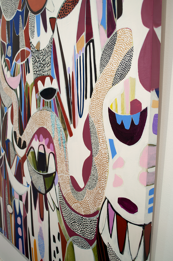 FURTHER DOWN THE RIVER - 60x48 ON CANVAS