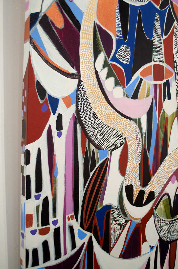 FURTHER DOWN THE RIVER - 60x48 ON CANVAS