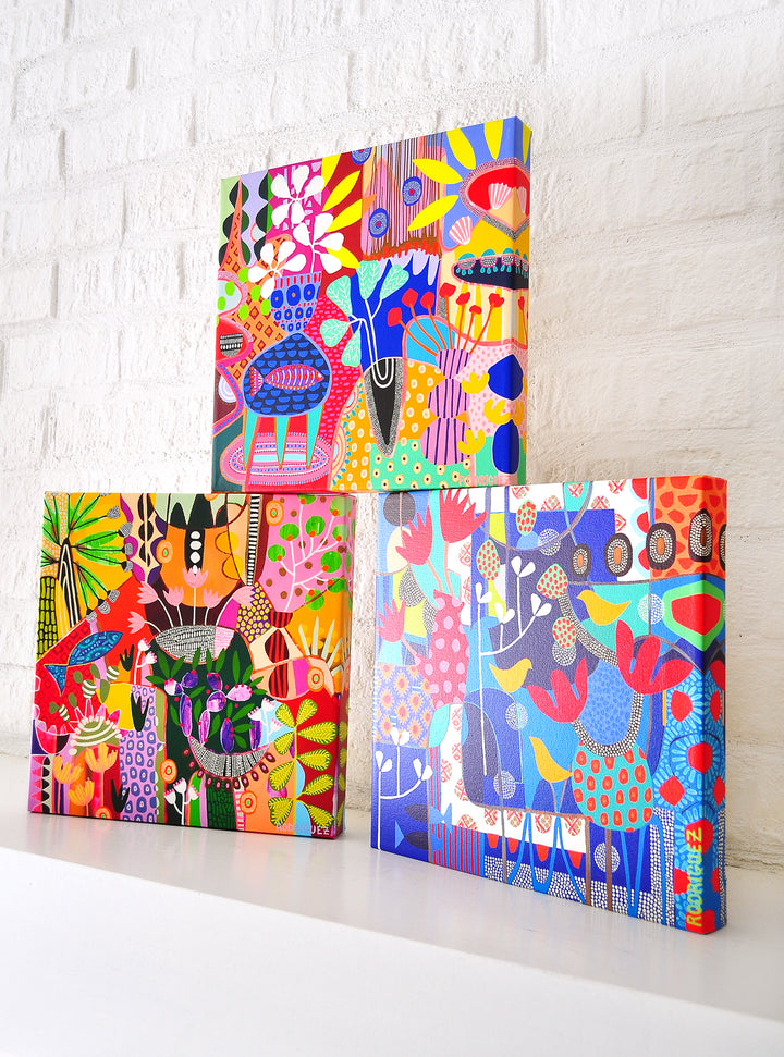 Sunday At Lola's House - Mini 12x12 Giclée Print