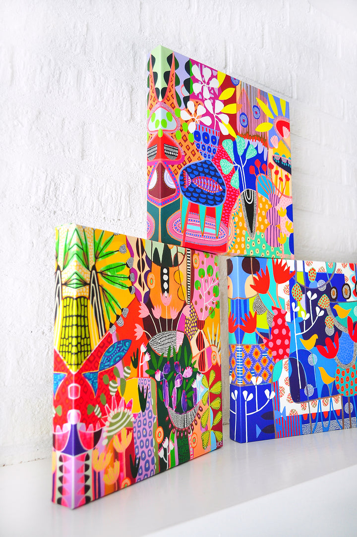 Sunday At Lola's House - Mini 12x12 Giclée Print