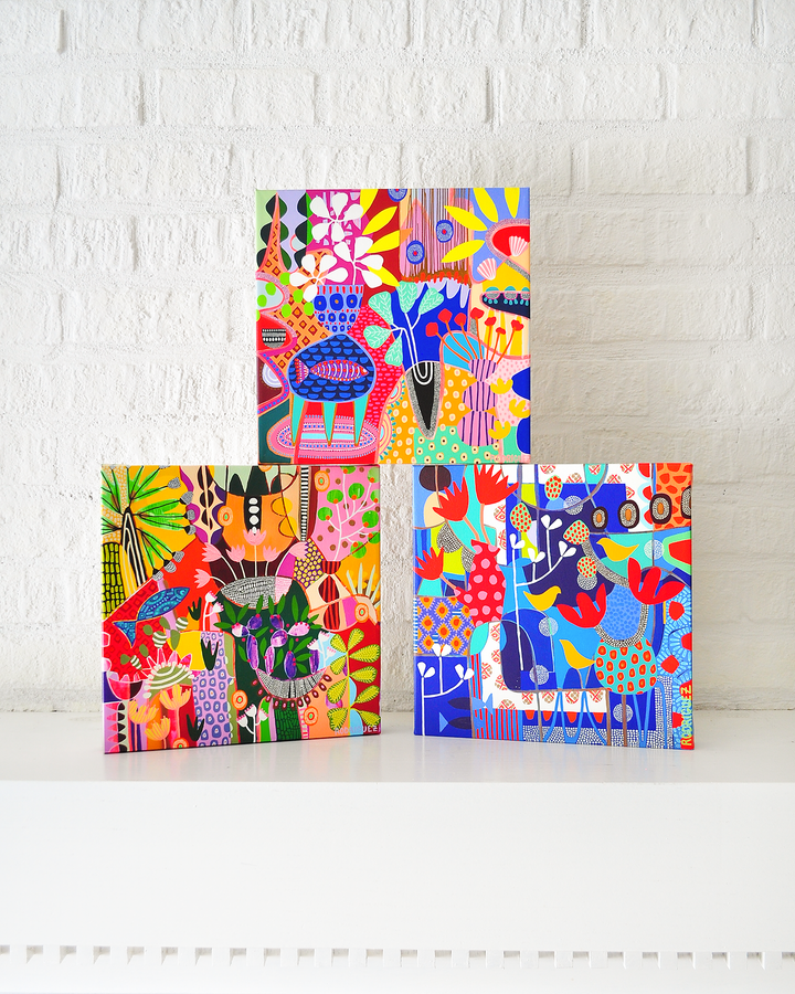 Sunday At Lola's House - Mini 12x12 Giclée Print