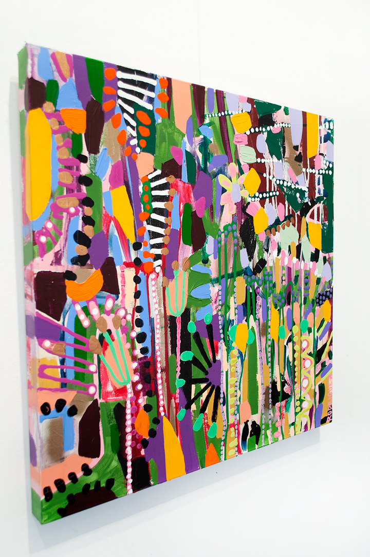 IN THE MEADOW - 24x424 ON CANVAS