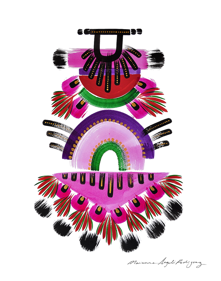 Contemporary art print by Marianne Angeli Rodriguez