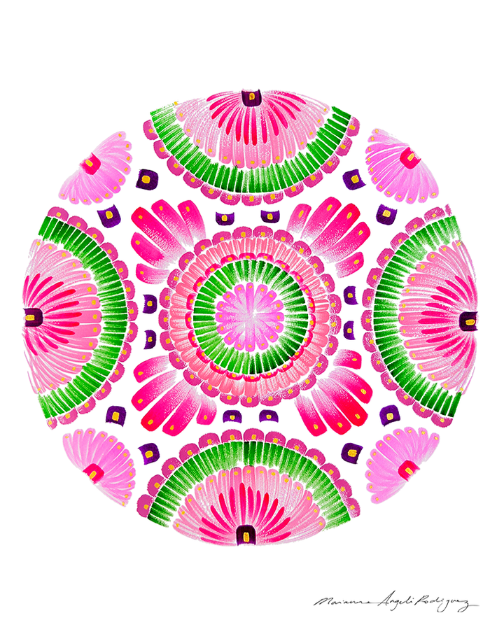 Contemporary art print by Marianne Angeli Rodriguez