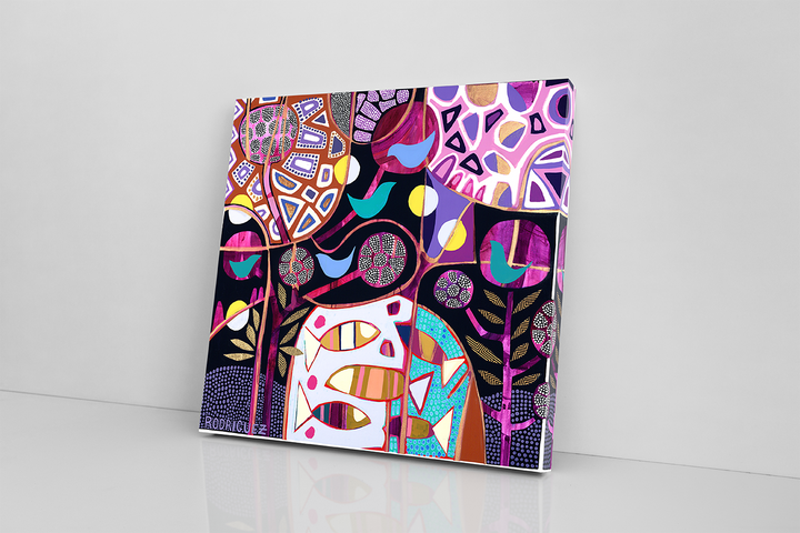 They Gathered To Sing For Us - Canvas Print