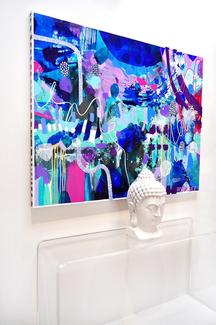 LOST IN YOUR COSMIC RADIANCE - 60x48 on Canvas