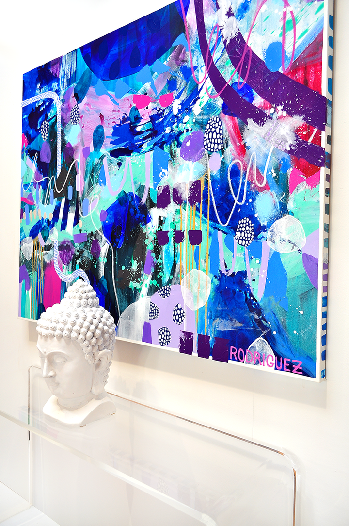 LOST IN YOUR COSMIC RADIANCE - 60x48 on Canvas