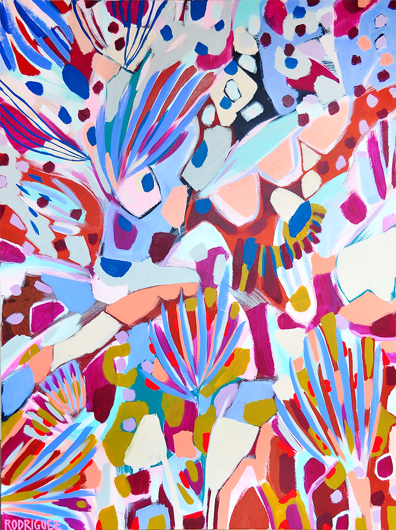 WE ALWAYS HAVE FUN HERE 48x36 ON CANVAS