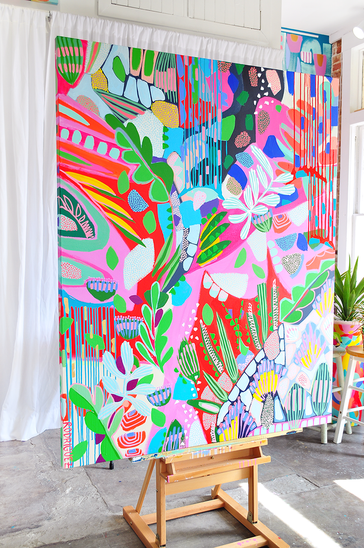 WONDERLAND 60X48 ON CANVAS