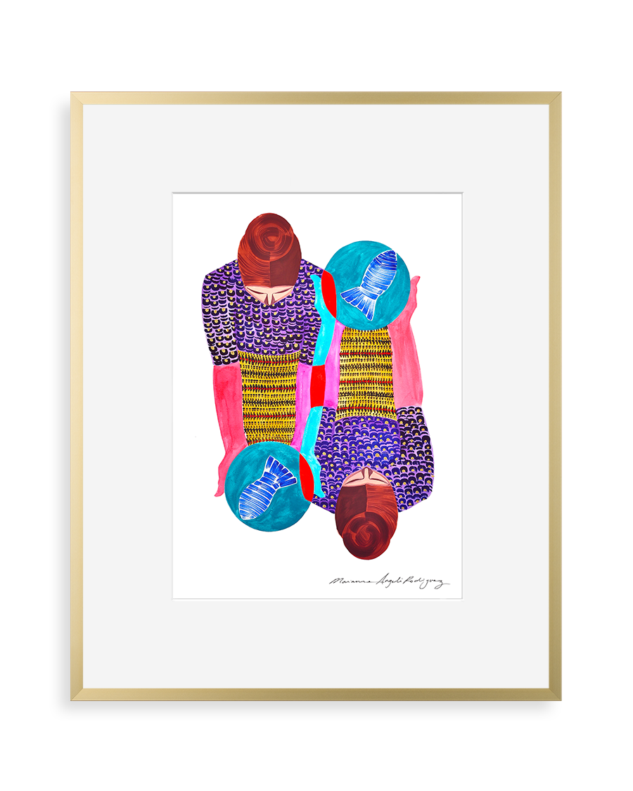 Contemporary art print by Marianne Angeli Rodriguez