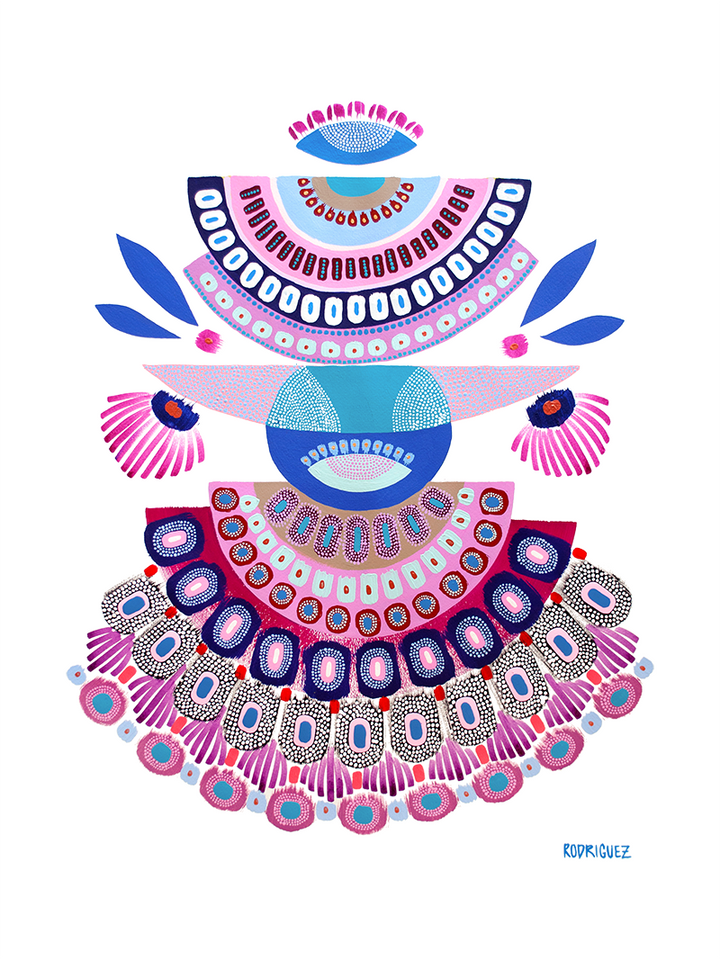 Contemporary art print by Marianne Angeli Rodriguez