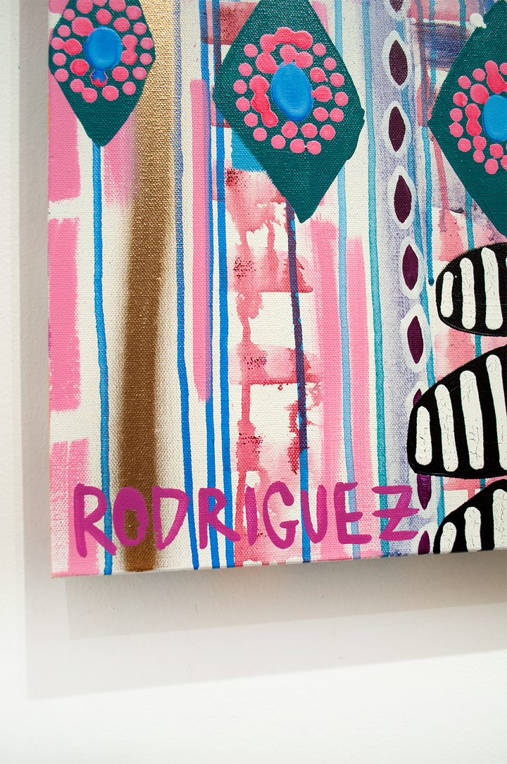 SUNSET ON THE BOARDWALK- 48x48 ON CANVAS