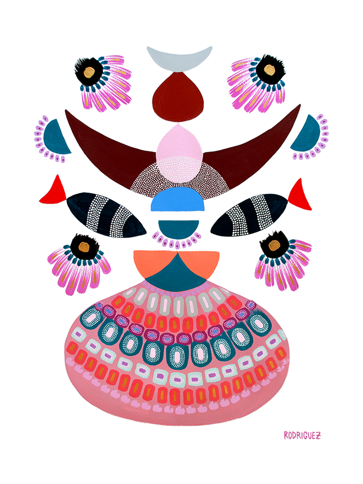 Contemporary art print by Marianne Angeli Rodriguez