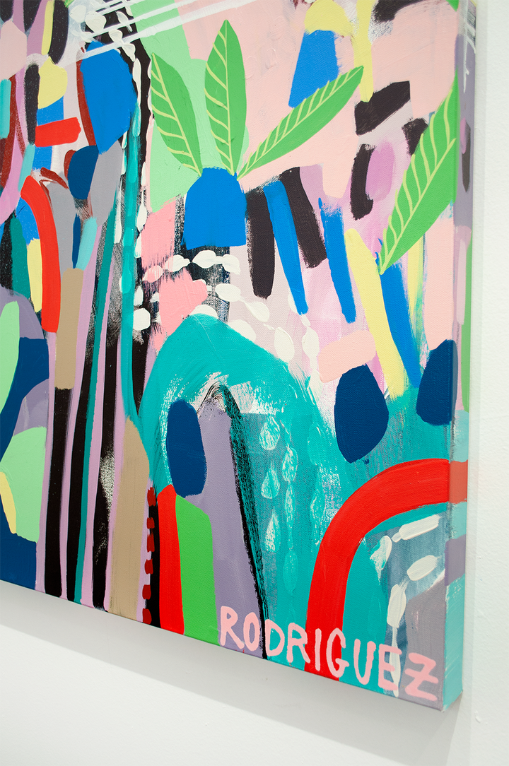 THE CHOICE TO GROW COMES WITH THE FREEDOM TO BLOSSOM - 60x48 ON CANVAS