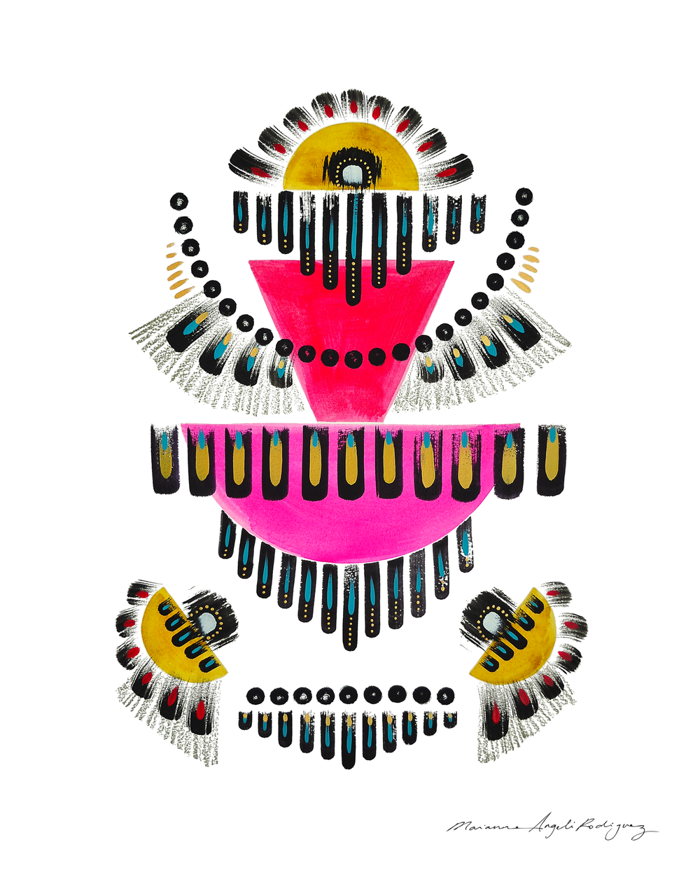 Contemporary art print by Marianne Angeli Rodriguez