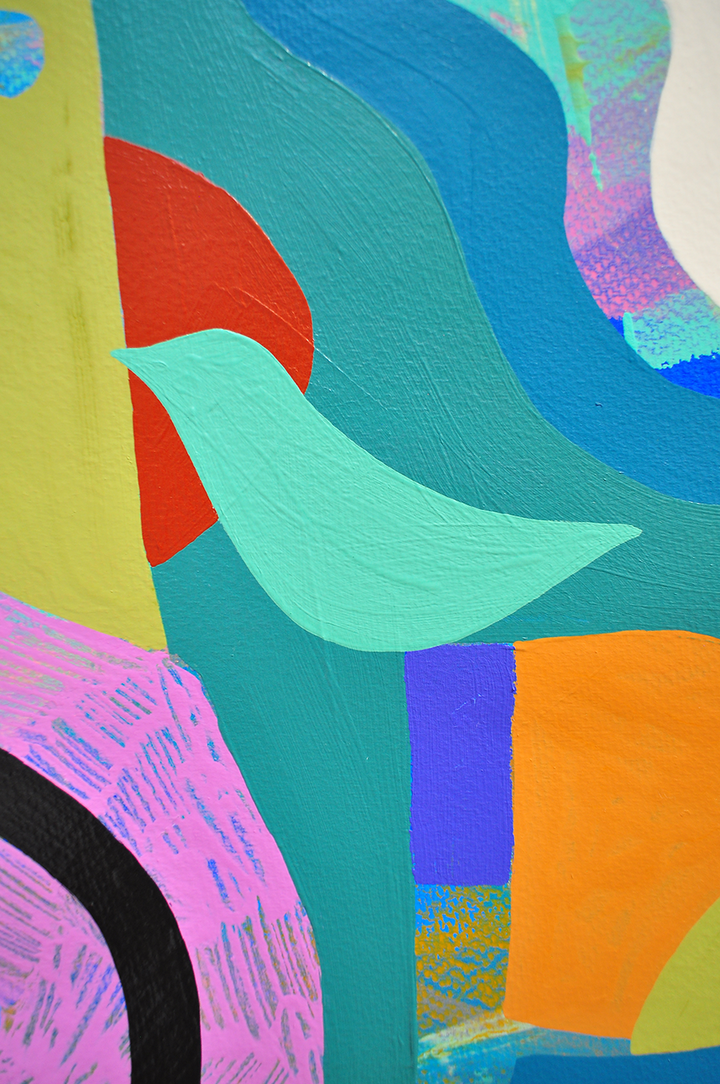 BLISS BEFORE DAWN - 32x40 ON PAPER