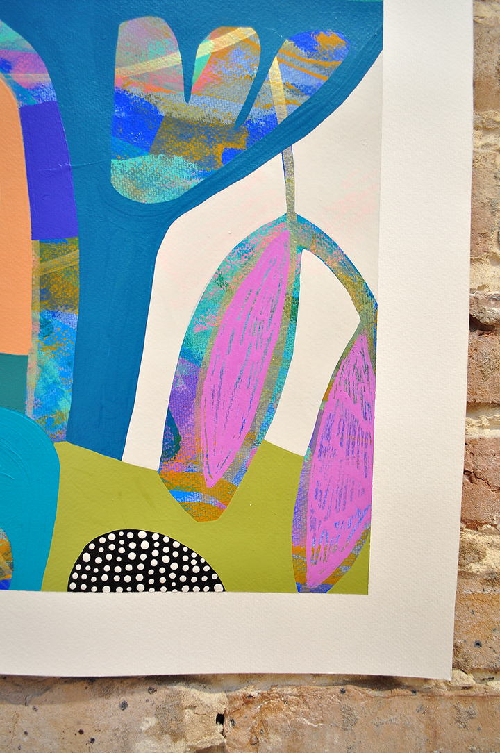 BLISS BEFORE DAWN - 32x40 ON PAPER