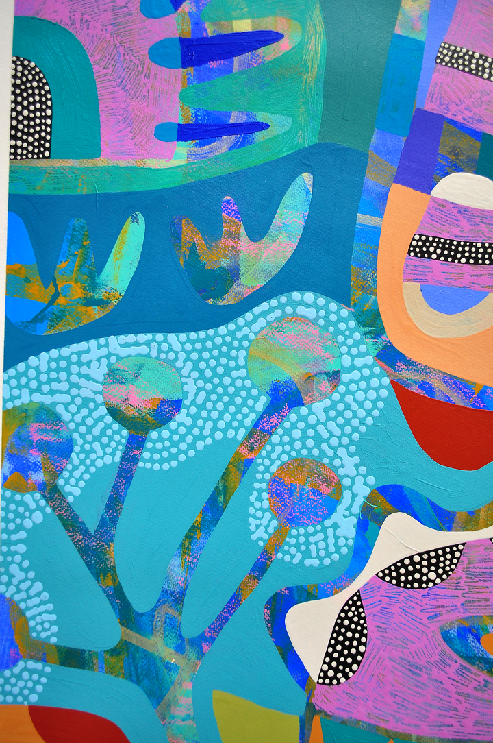 BLISS BEFORE DAWN - 32x40 ON PAPER