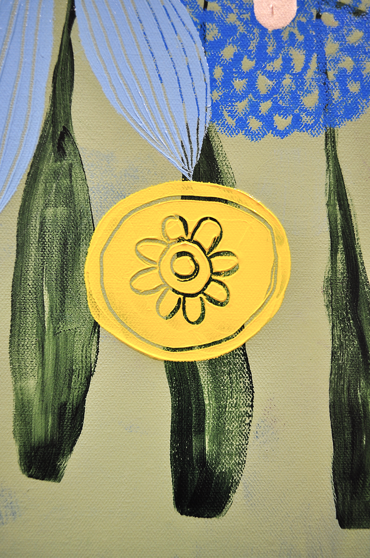 Simple Pleasures - FRAMED 48.5x48.5 on Canvas