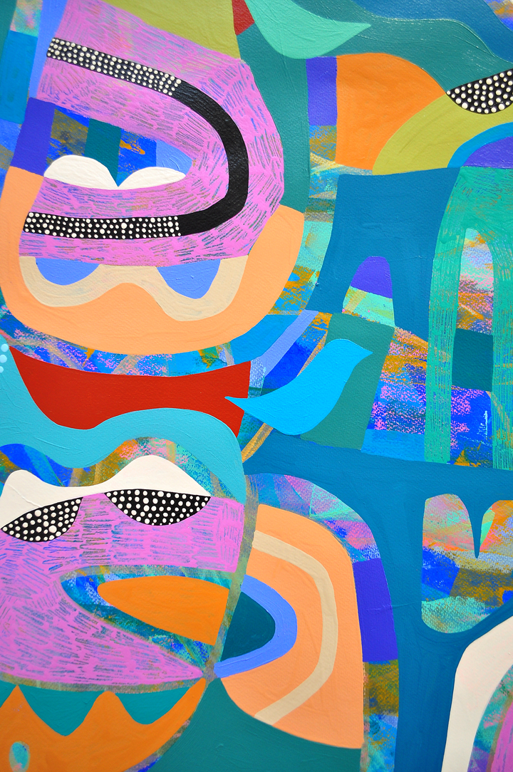 BLISS BEFORE DAWN - 32x40 ON PAPER