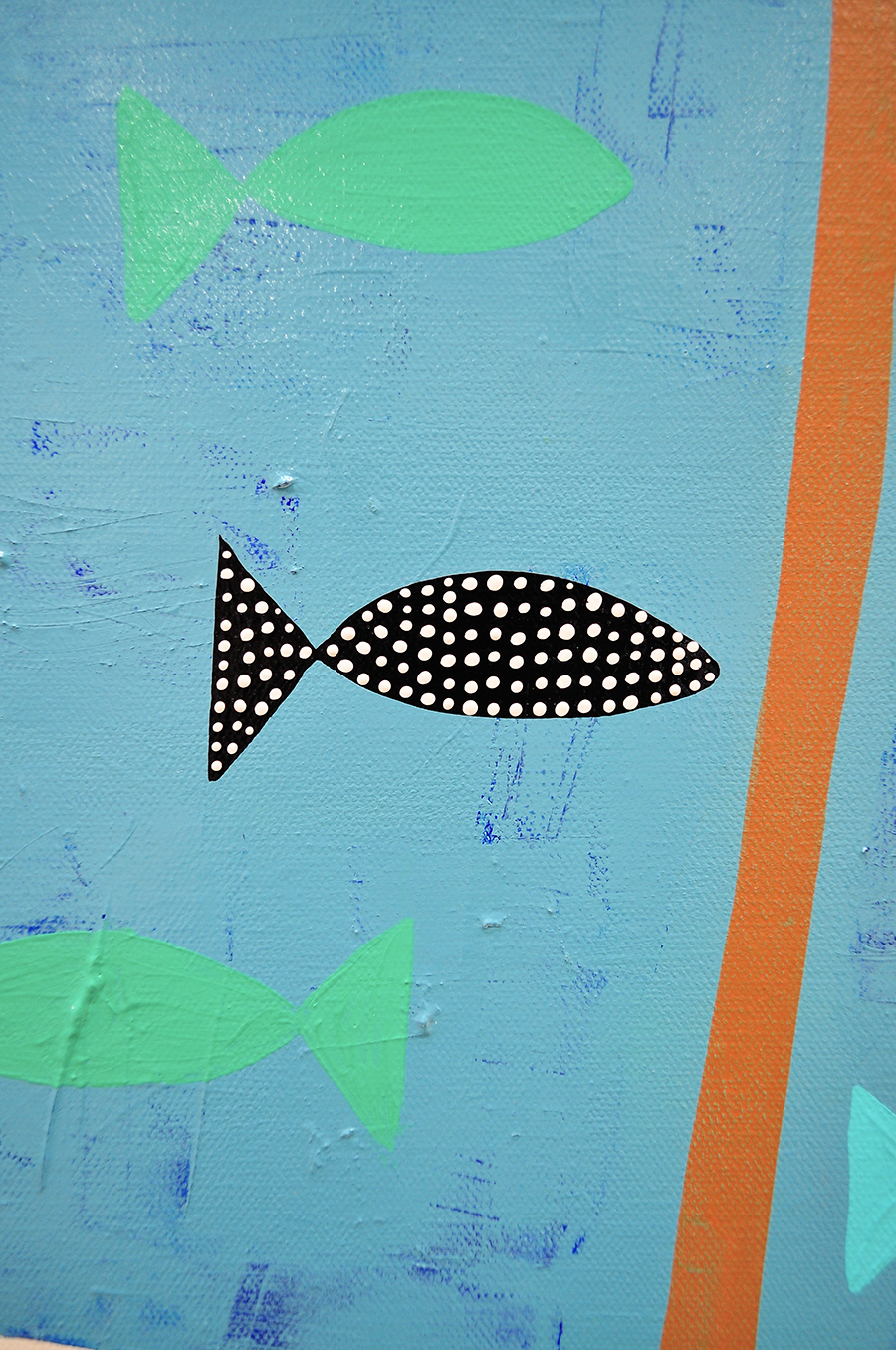 Simple Pleasures - FRAMED 48.5x48.5 on Canvas