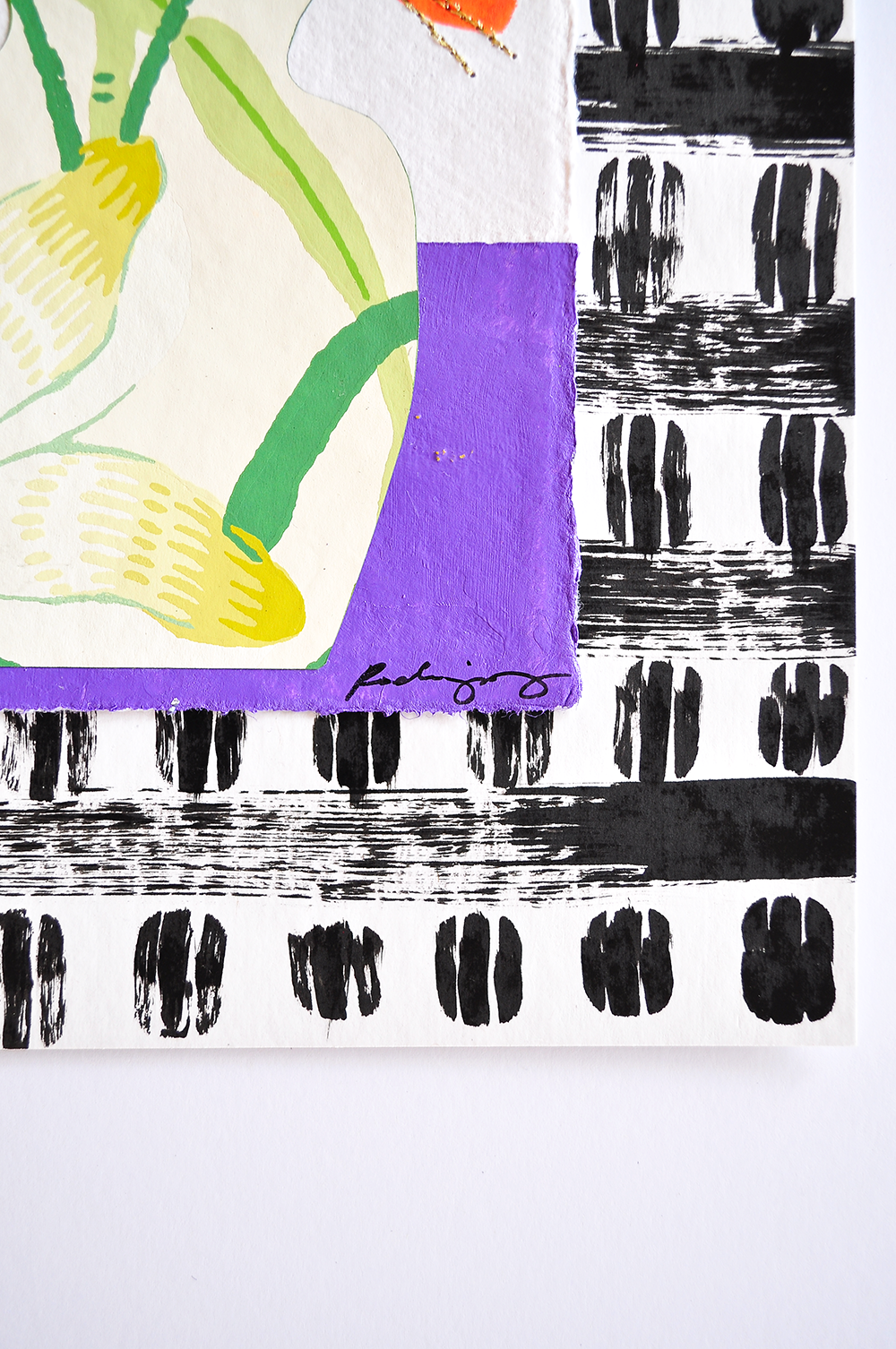Flowergram 15 - 11x8.5 Mixed Media on Paper