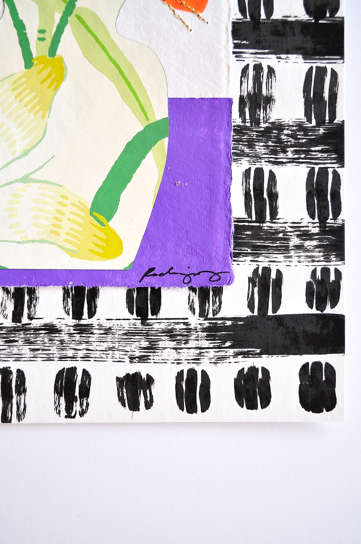 Flowergram 15 - 11x8.5 Mixed Media on Paper