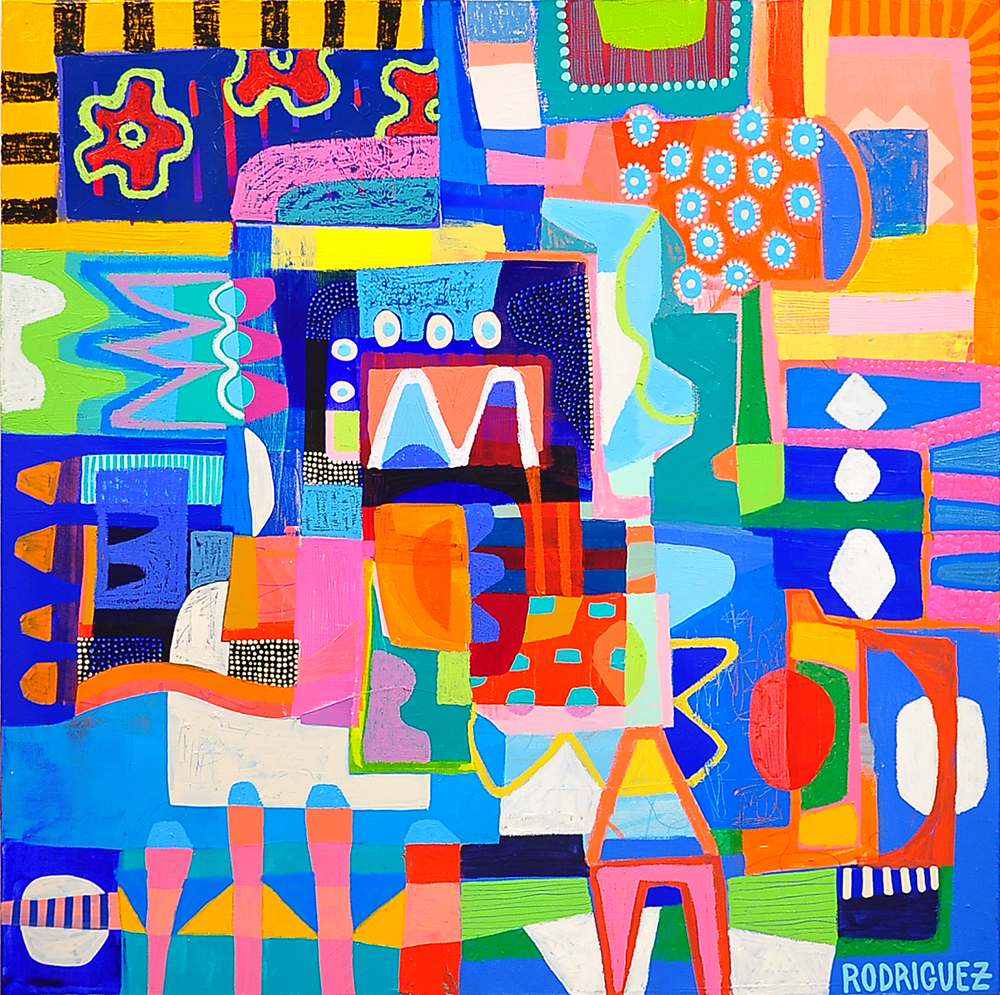 Joy Factory - 36x36 on Canvas