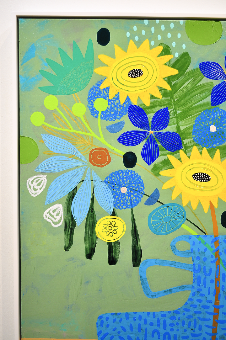 Simple Pleasures - FRAMED 48.5x48.5 on Canvas