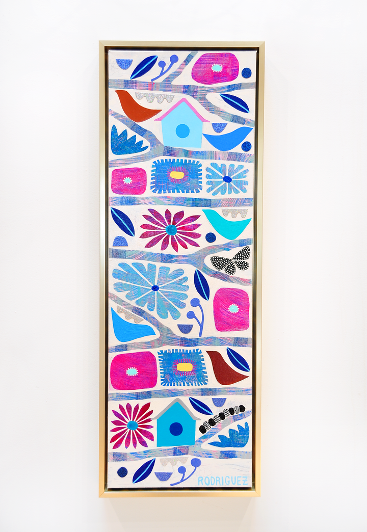 Renewal - Tree Of Life Mini - Framed 37.5x13.5 on Canvas