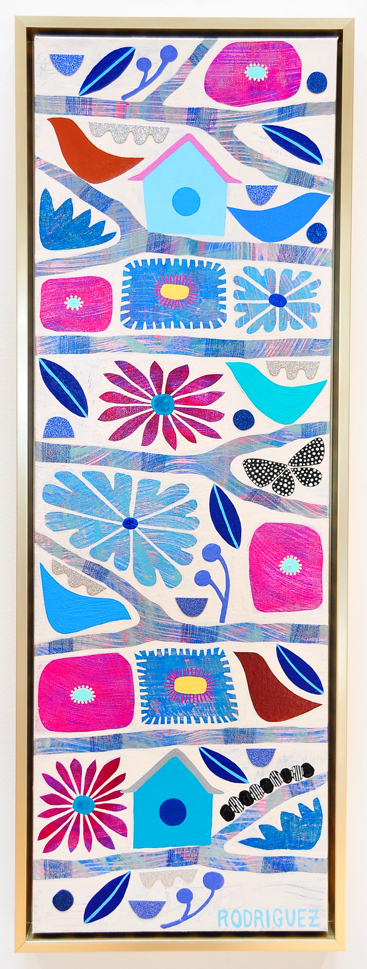 Renewal - Tree Of Life Mini - Framed 37.5x13.5 on Canvas